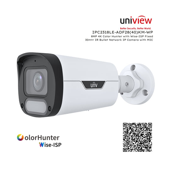 UNV Uniview IPC2318LE-ADF28(40)KM-WP 8MP 4K Color